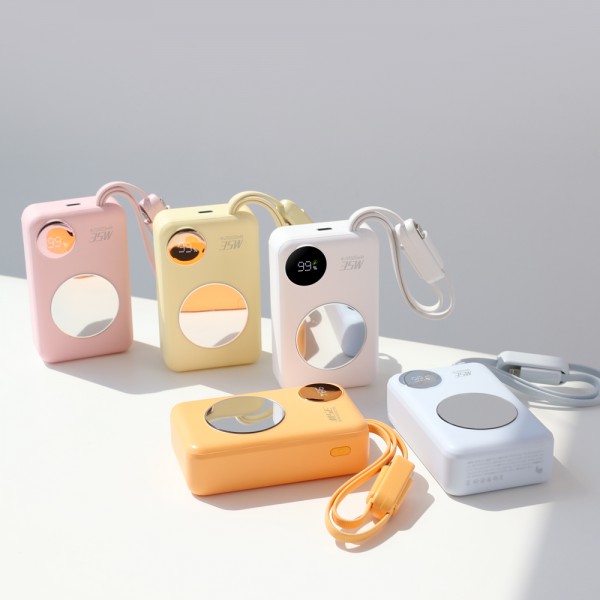 레파 GT11 35W 초고속충전 내장케이블 미러 보조배터리 20000mAh