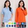 남녀공용 라이트 쿨론 기능성 카라티 반팔 긴팔 폴로 단체행사 유니폼 S~5XL
