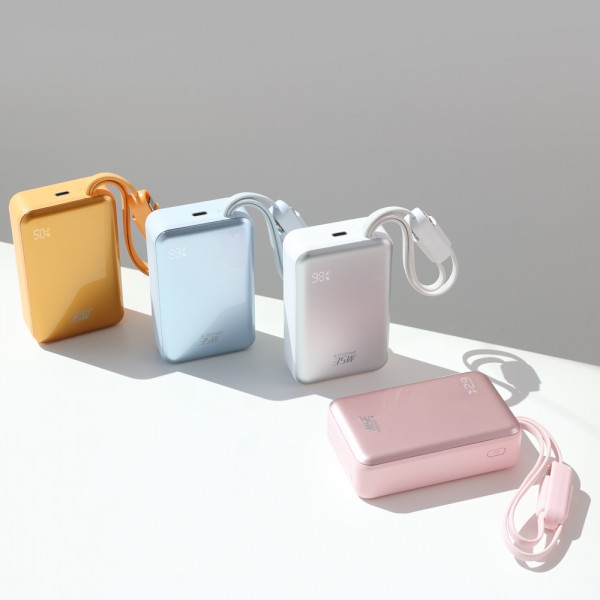 레파 GT16 35W 초고속충전 내장케이블 보조배터리 20000mAh