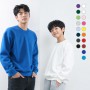 성인·아동·키즈 남녀공용 면혼방 기모 데일리 맨투맨 겨울 단체행사 유니폼