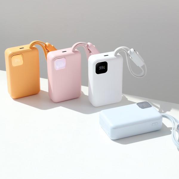 레파 GT12 35W 초고속충전 내장케이블 보조배터리 20000mAh