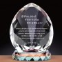 알 받침 크리스탈 통상패 (감사패)