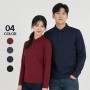남녀공용 소프트 기모 카라 긴팔 티셔츠 겨울 단체복 유니폼