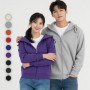 남녀공용 데일리 하이넥 후드집업 특양면 기모 겨울 단체 유니폼